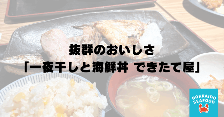 一夜干しと海鮮丼 できたて屋 レビュー おいしさ 価格 メニュー テイクアウト アクセミ 口コミ